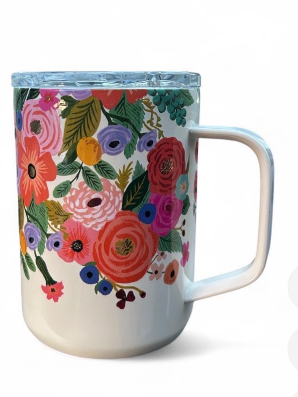 NEW Corkcicle Rifle Paper Co Garden Party Travel Mug 16oz